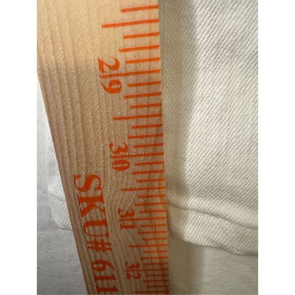 AG Adriano Goldschmied Women’s The Angel Bootcut White Jeans, size 28R - Picture 10 of 10